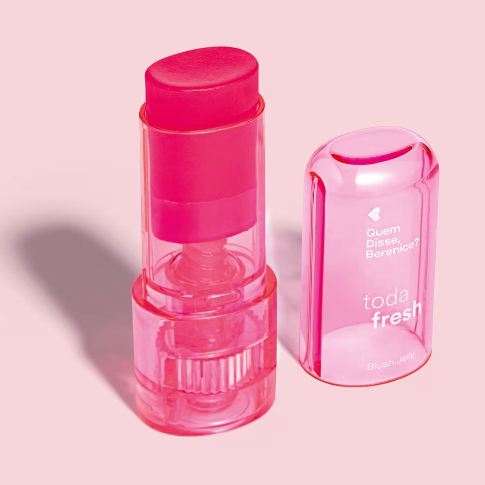 Quem Disse, Berenice? Blush Jelly Rosa Toda Fresh - Blush in stick multiuso