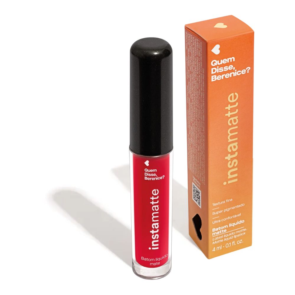 Quem disse, Berenice? Batom Líquido Supermate Instamatte Vermeli - Rossetto rosso matte