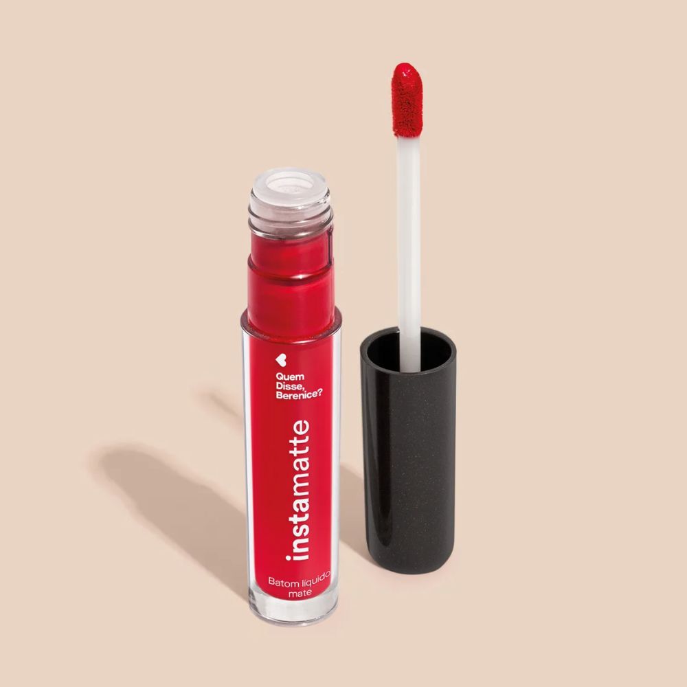 Quem disse, Berenice? Batom Líquido Supermate Instamatte Vermeli - Rossetto rosso matte