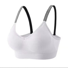 Reggiseno da allenamento con brillantini - Taglia unica