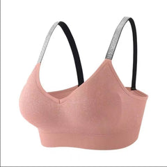 Reggiseno da allenamento con brillantini - Taglia unica