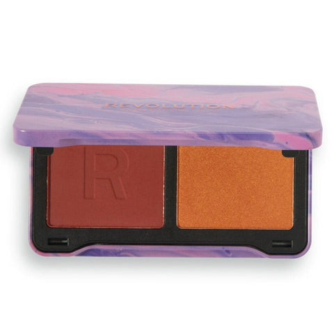 REVOLUTION Neon Heat Dynamic Face Palette Midnight Sands - Palette viso Midnight Sands