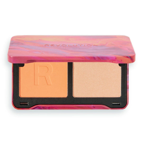 REVOLUTION Neon Heat Dynamic Face Palette Scorched Rose - Face Palette Scorched Rose