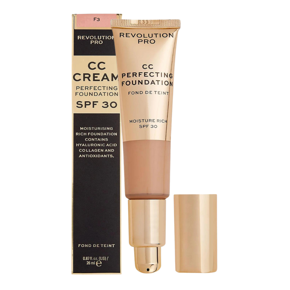 REVOLUTION CC Cream Fond de Teint Perfecteur avec SPF30 - Fond de Teint