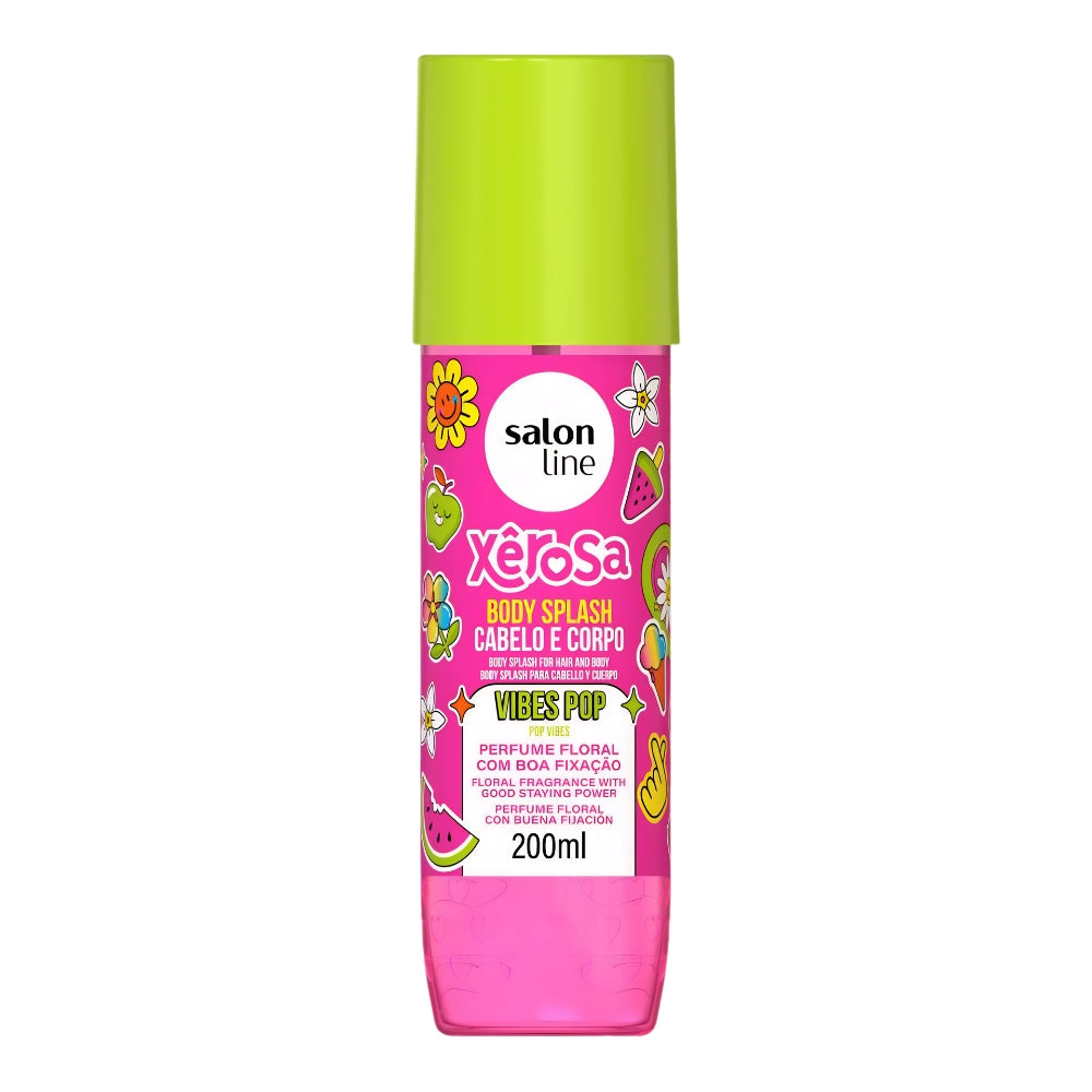 Salon Line Body Splash Xêrosa Vibes Pop - Spray profumato Capelli e Corpo 200ml