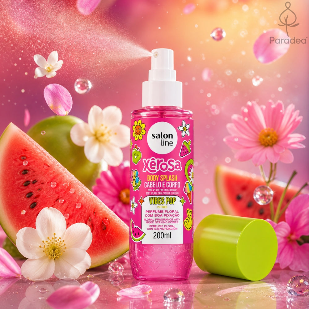 Salon Line Body Splash Xêrosa Vibes Pop - Spray profumato Capelli e Corpo 200ml