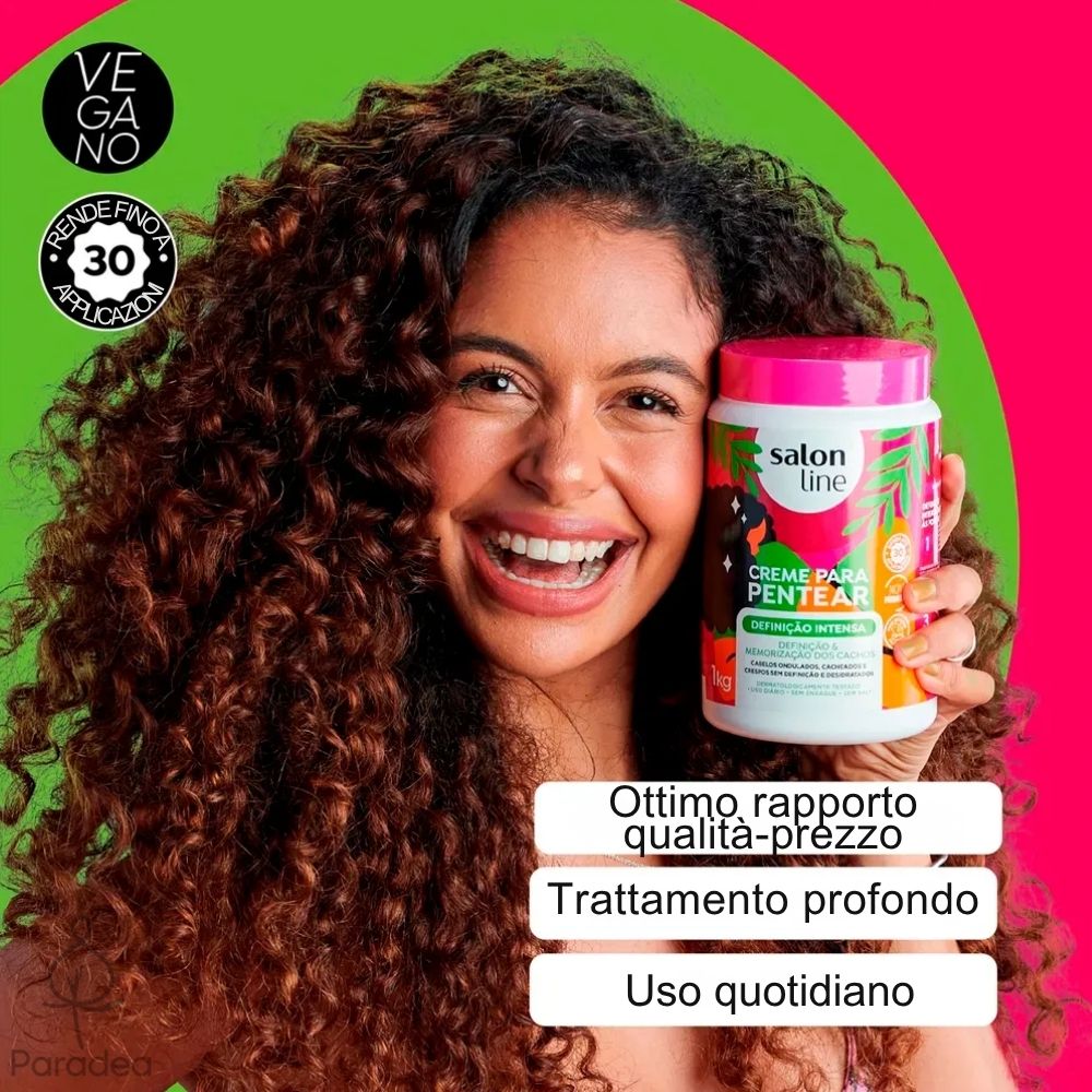 Salon Line Creme para Pentear Definição Intensa - Crema districante definizione intensa 1kg