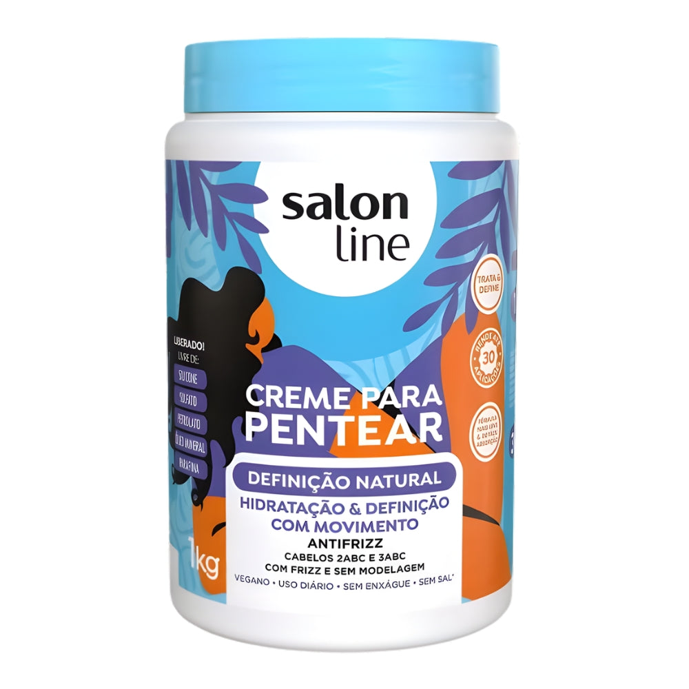 Salon Line Creme Para Pentear Definição Natural - Crema districante Definizione naturale 1kg