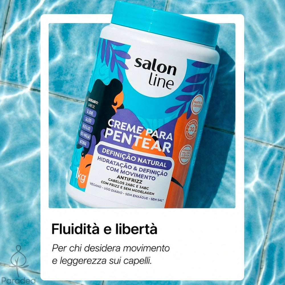 Salon Line Creme Para Pentear Definição Natural - Crema districante Definizione naturale 1kg