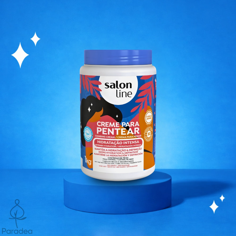 Salon Line Creme Para Pentear Hidratação Intensa - Crema districante idratante anticrespo 1kg