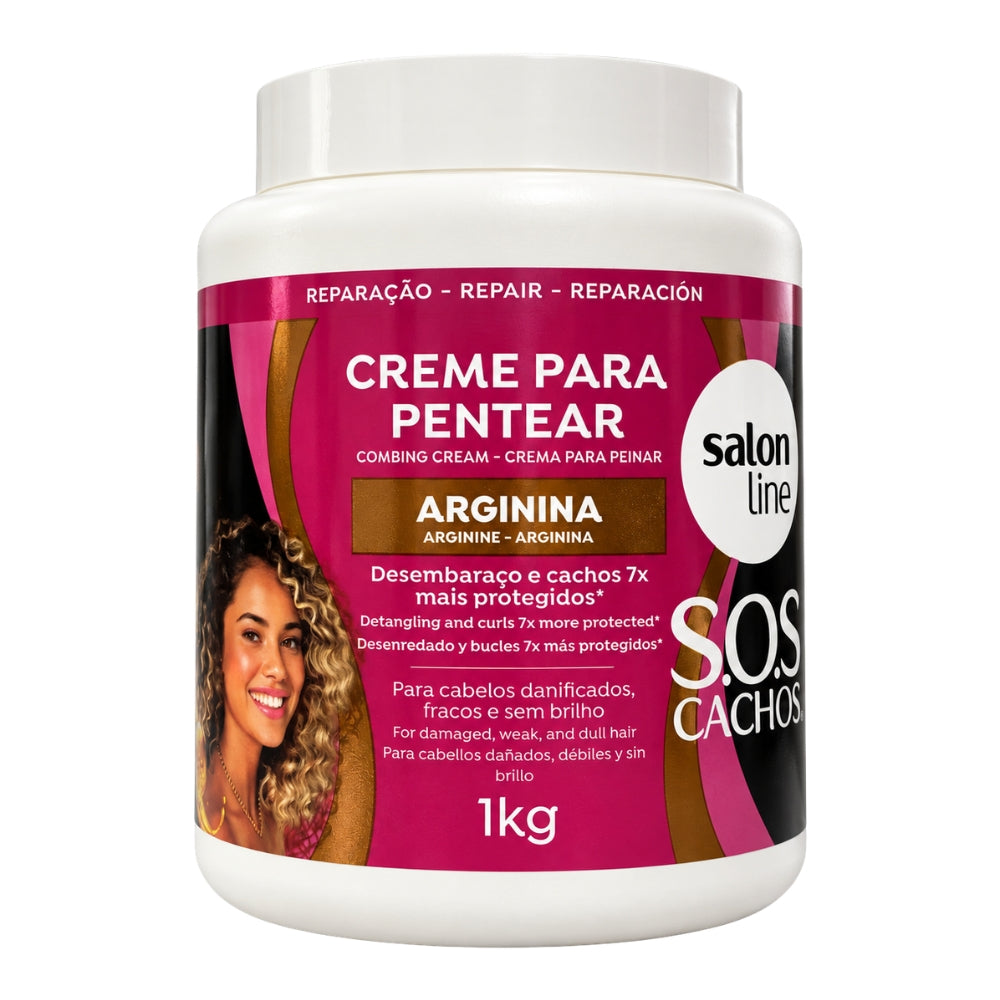 Salon Line Creme Para Pentaar SOS Cachos Arginin – Entwirrungscreme 1 kg