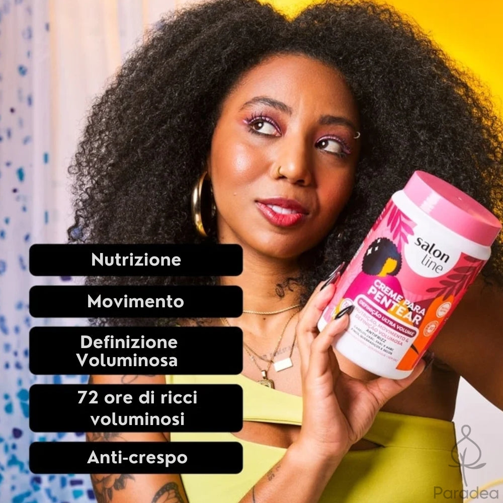 Salon Line Creme para Pentear Definição Volumosa - Crema districante definizione e volume 1kg