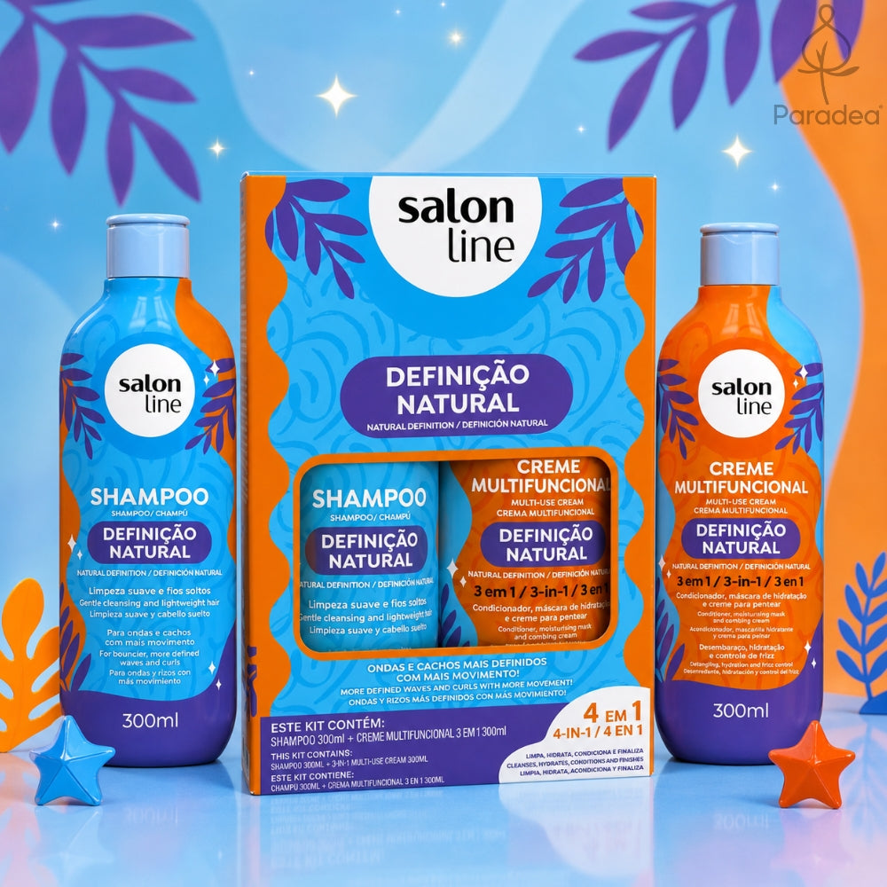 Salon Line Definição Natural Kit - Shampoo + Crema Multifunzionale