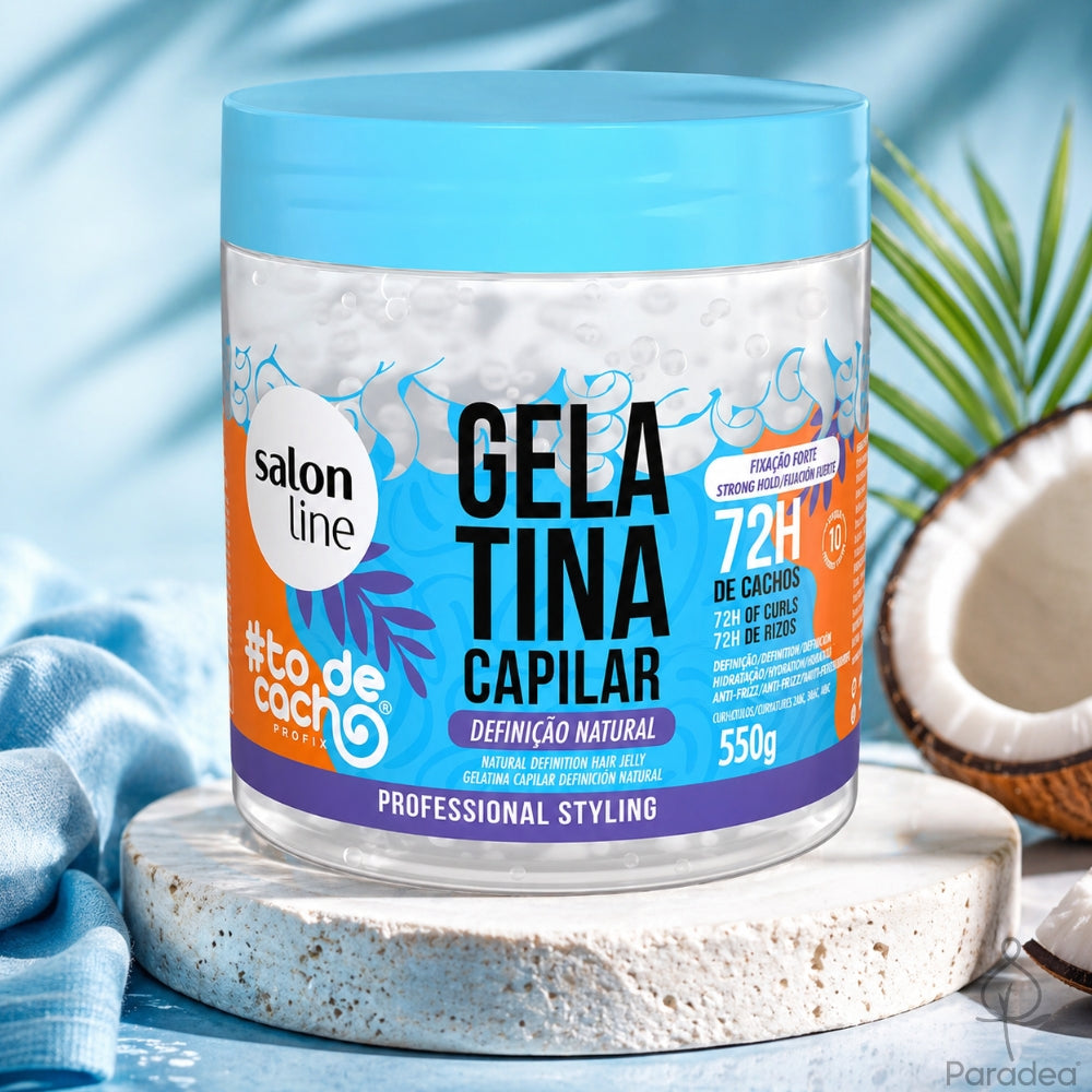 Salon Line #todecacho Gelatina Definição Natural - Gel definizione naturale anticrespo 550gr