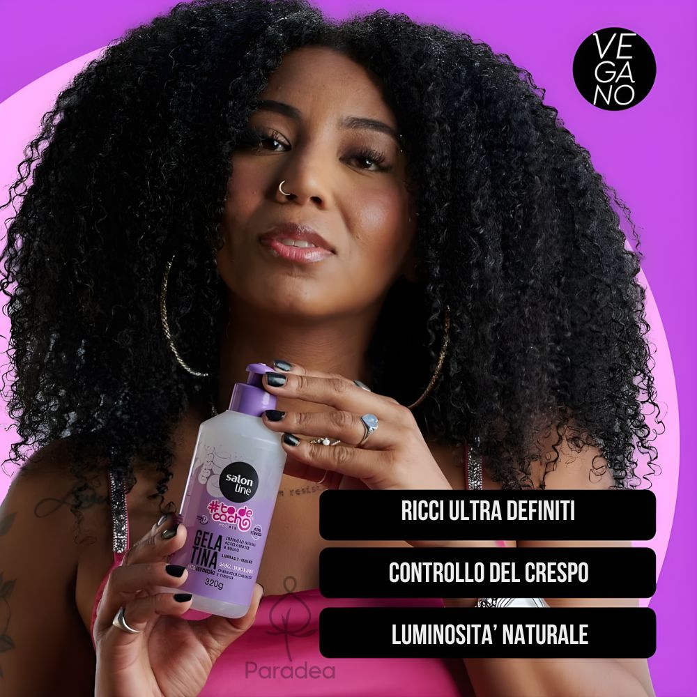 Salon Line Gelatina #todecacho Profix Hidra-Definição - Gel capelli ricci definiti 320gr