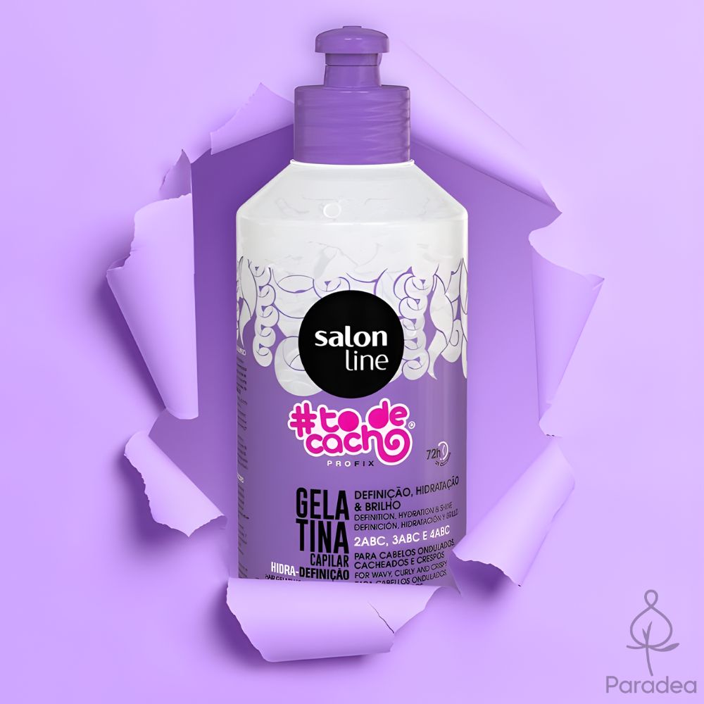 Salon Line Gelatina #todecacho Profix Hidra-Definição - Gel capelli ricci definiti 320gr