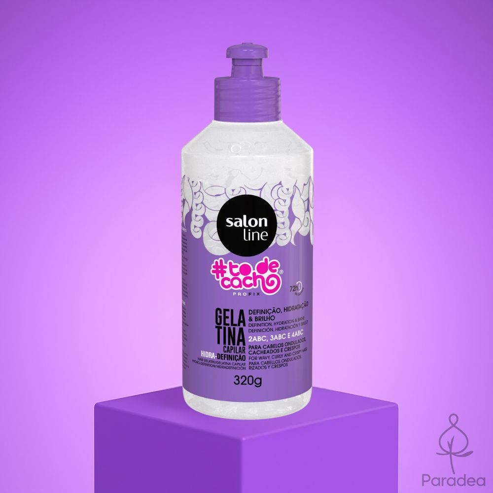 Salon Line Gelatina #todecacho Profix Hidra-Definição - Gel capelli ricci definiti 320gr