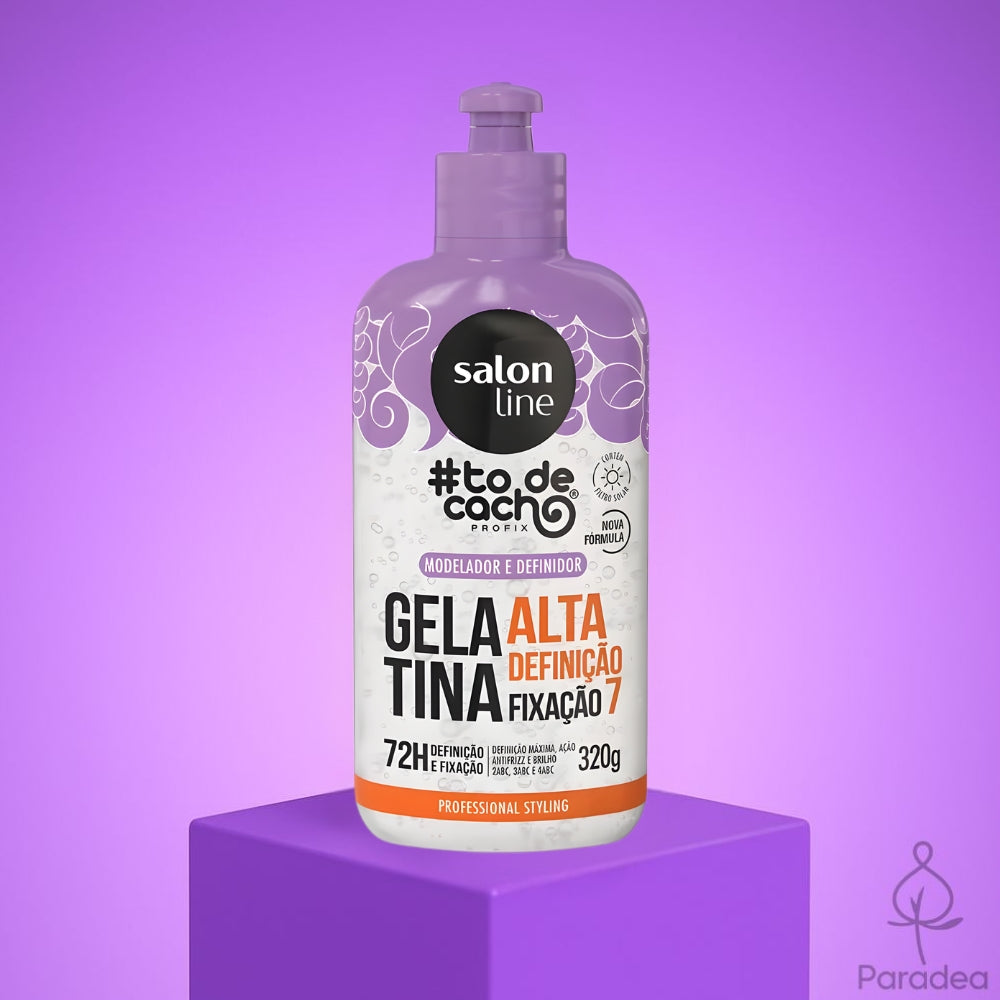 Salon Line Gelatina #todecacho Profix Hidra-Definição - Gel pour cheveux bouclés définis 320gr