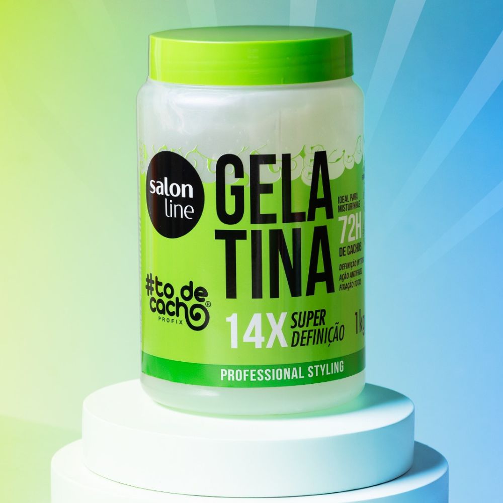 Salon Line Gelatina #todecacho Super Definição - Gel capelli Super Definizione 1kg