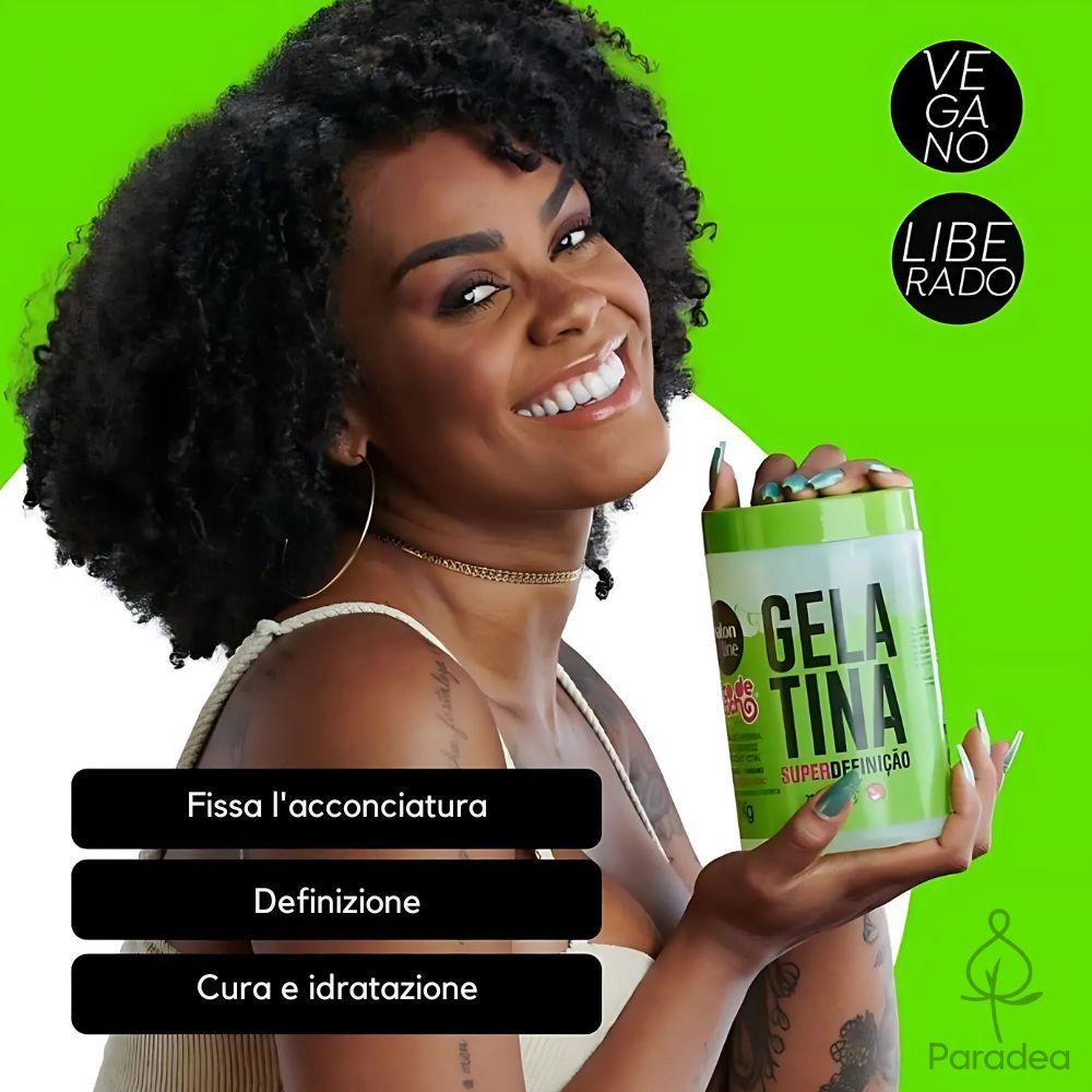 Salon Line Gelatina #todecacho Super Definição - Gel capelli Super Definizione 1kg