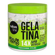 Salon Line Gelatina #todecacho Super Definição - Gel capelli Super Definizione 550gr
