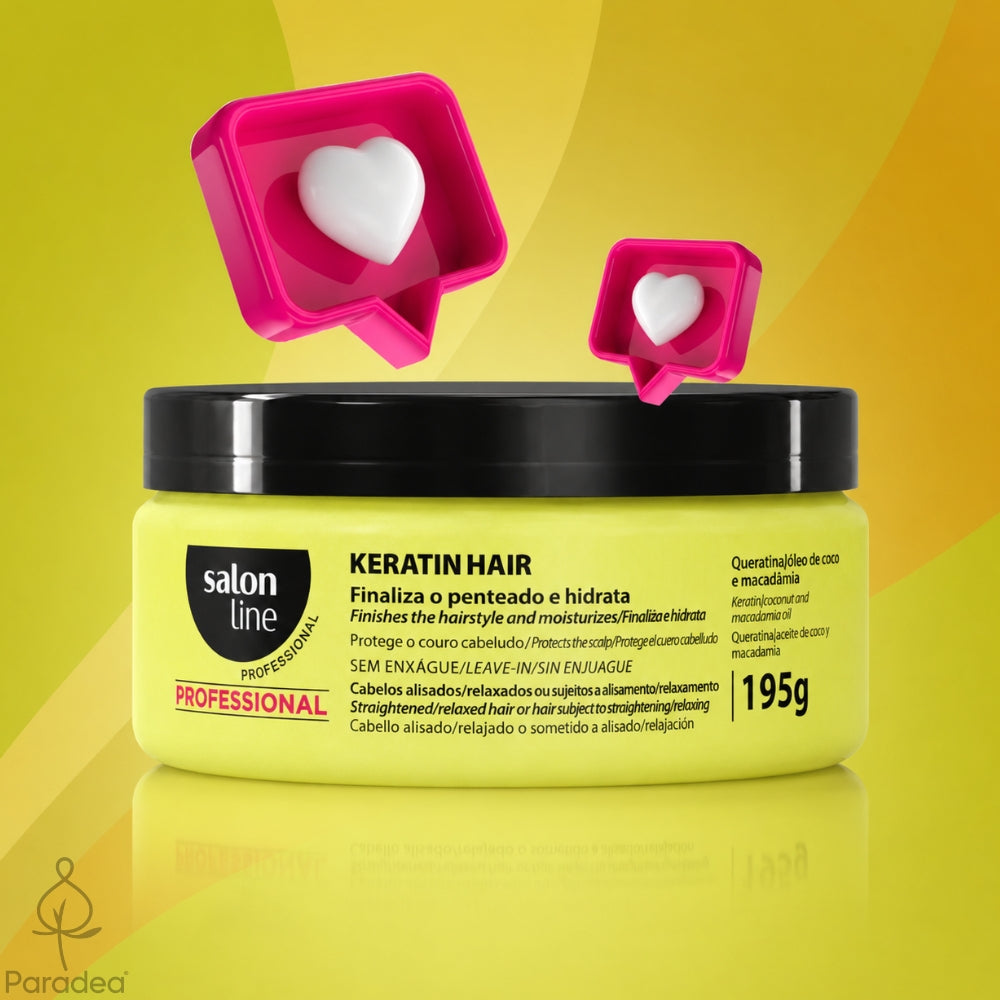 Salon Line Keratin Hair - Cera Nutriente Capelli 195gr