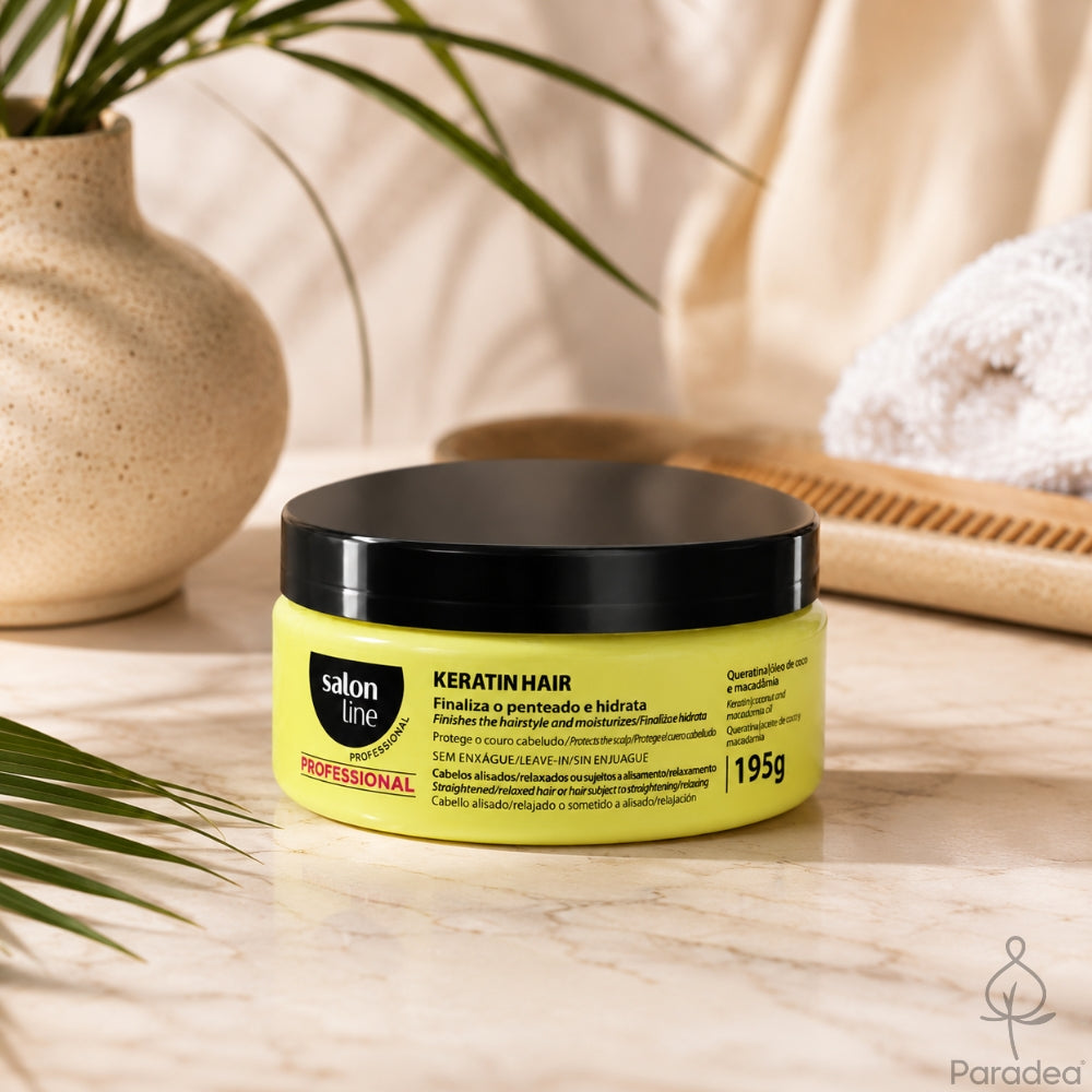 Salon Line Keratin Hair - Cera Nutriente Capelli 195gr