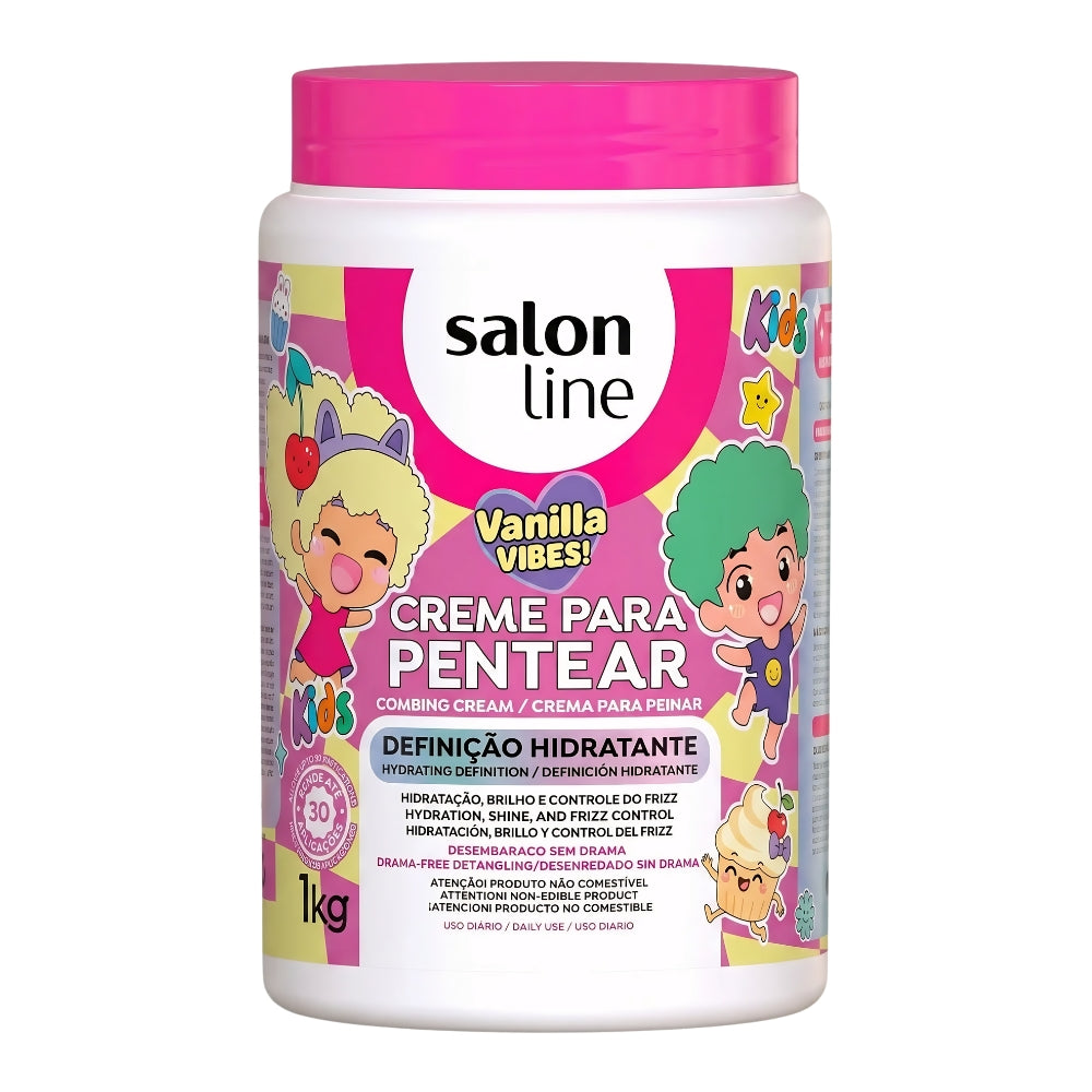Salon Line Vanilla Vibes Kids Definição Hidratante - Crema districante bambini 1kg