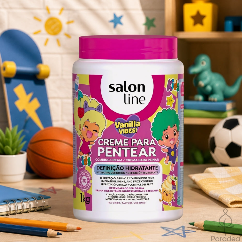 Salon Line Vanilla Vibes Kids Definição Hidratante - Crema districante bambini 1kg