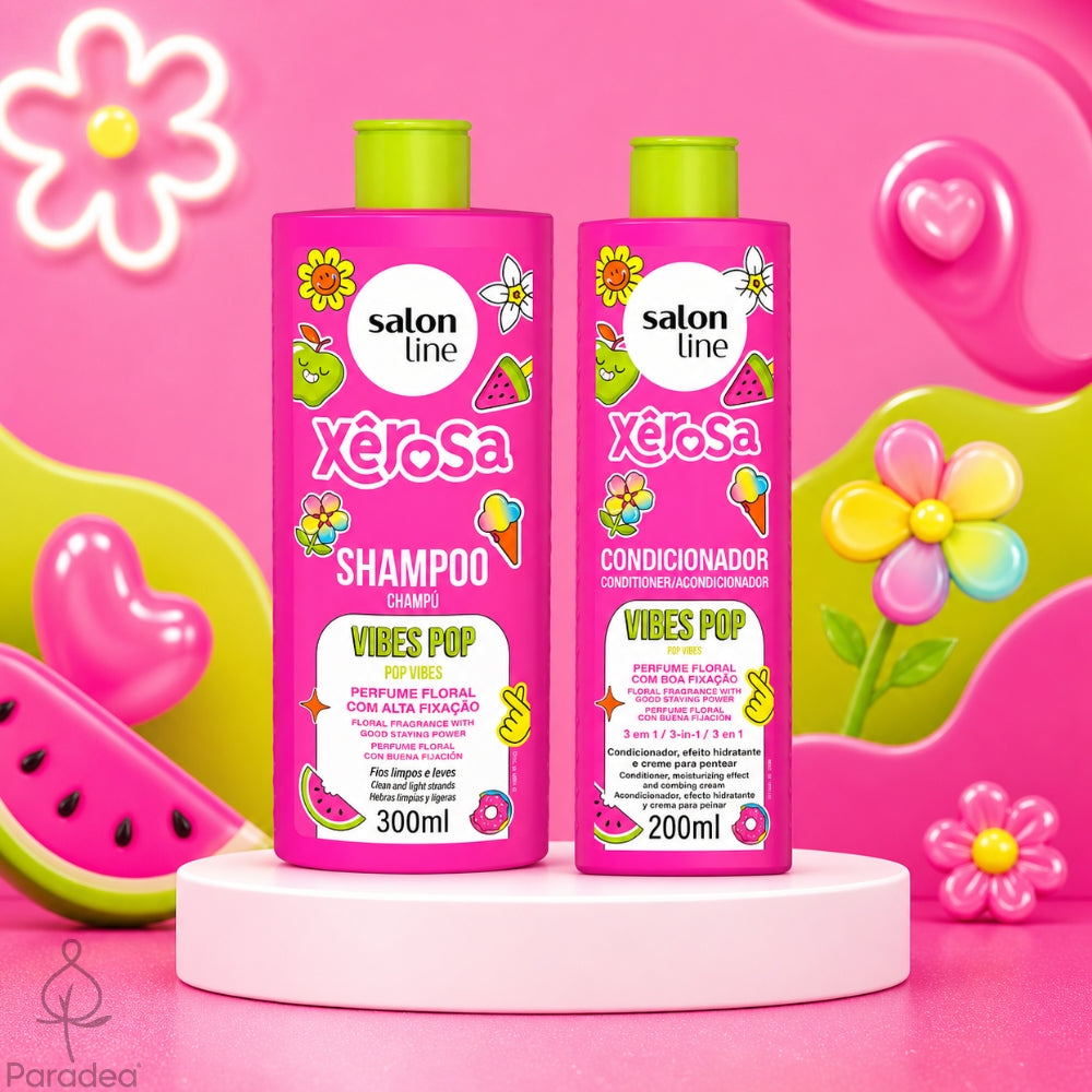 Salon Line Kit Xêrosa Vibes Pop - Shampoo + Balsamo 3 in 1