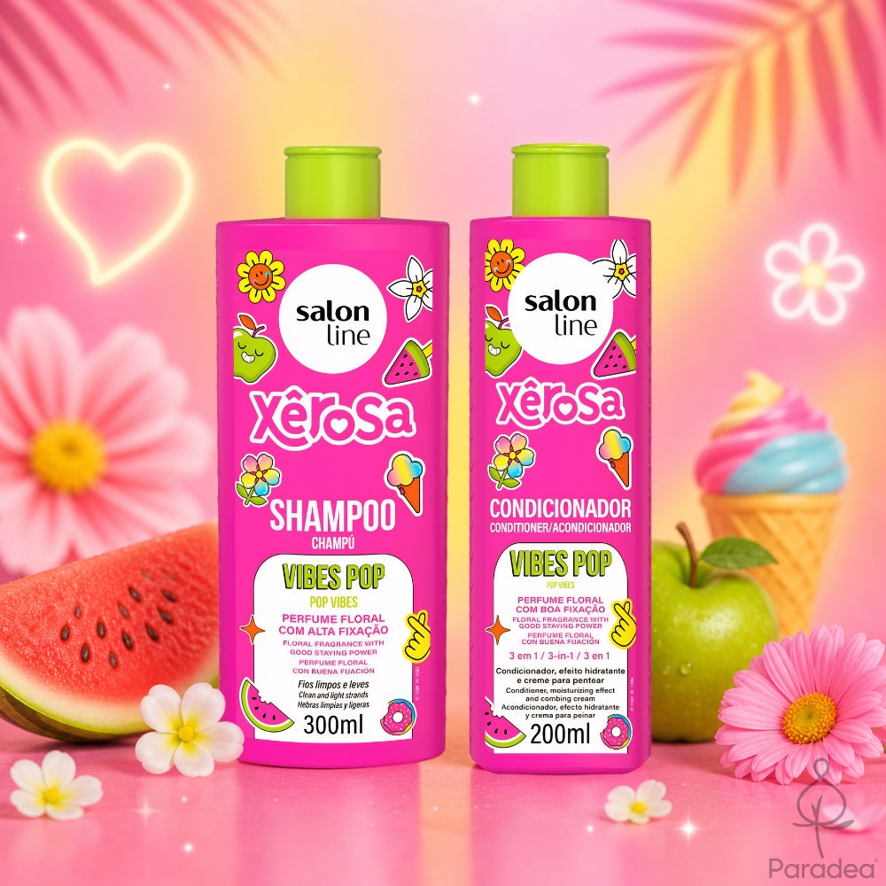 Salon Line Kit Xêrosa Vibes Pop - Shampoo + Balsamo 3 in 1