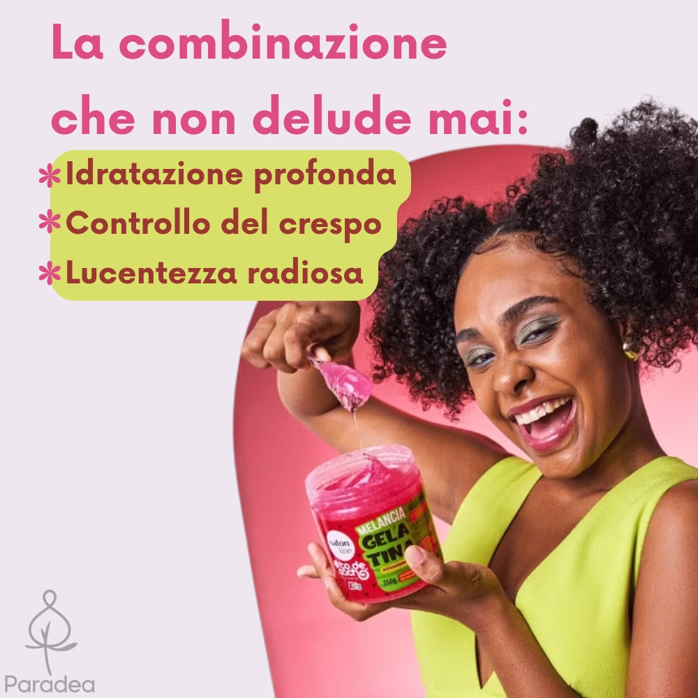 Salon Line Melancia Kids Gelatina #todecacho Ativadora - Gel attivatore ricci 550gr