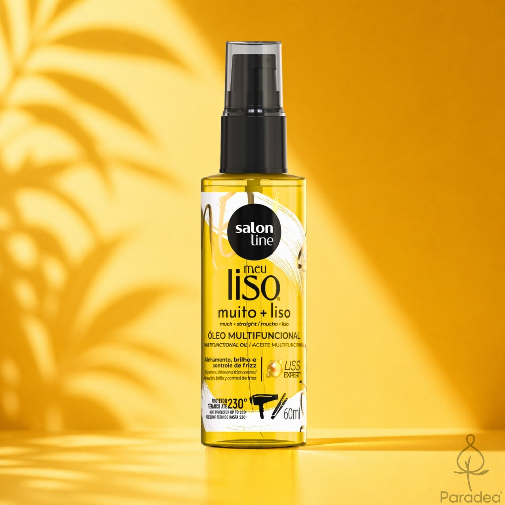 Salon Line Meu Liso muito + liso - Olio Multifunzionale con Protezione termica 60ml