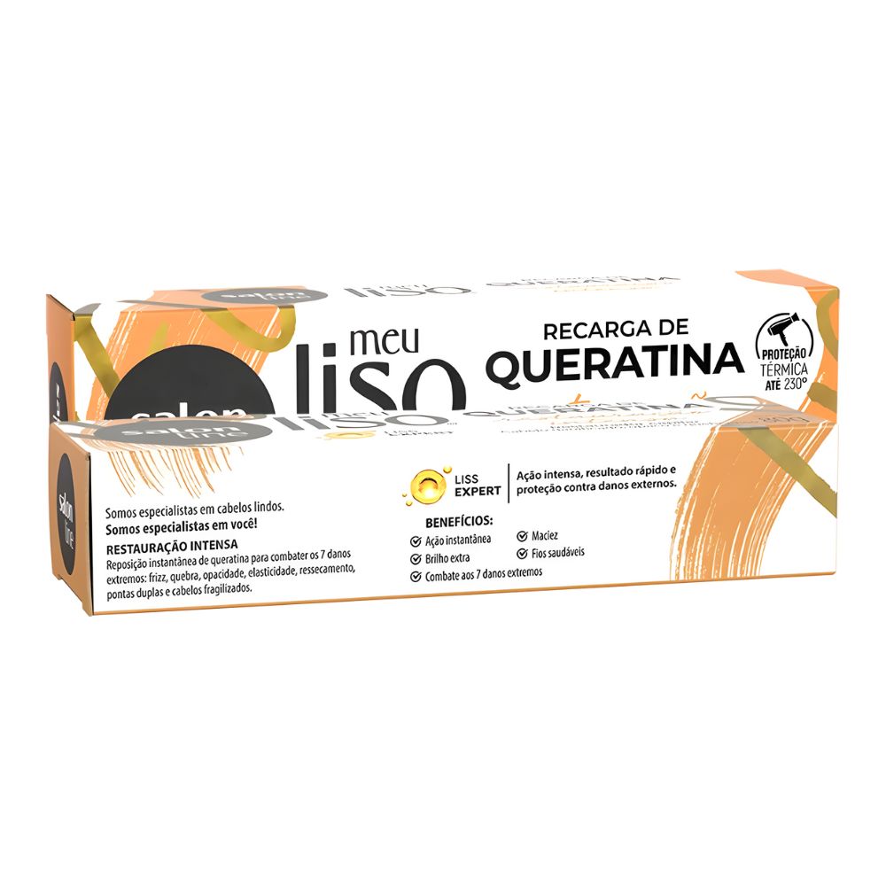 Salon Line Meu Liso Recarga de Queratina Reparação capilar - Trattamento ricostruttivo alla cheratina