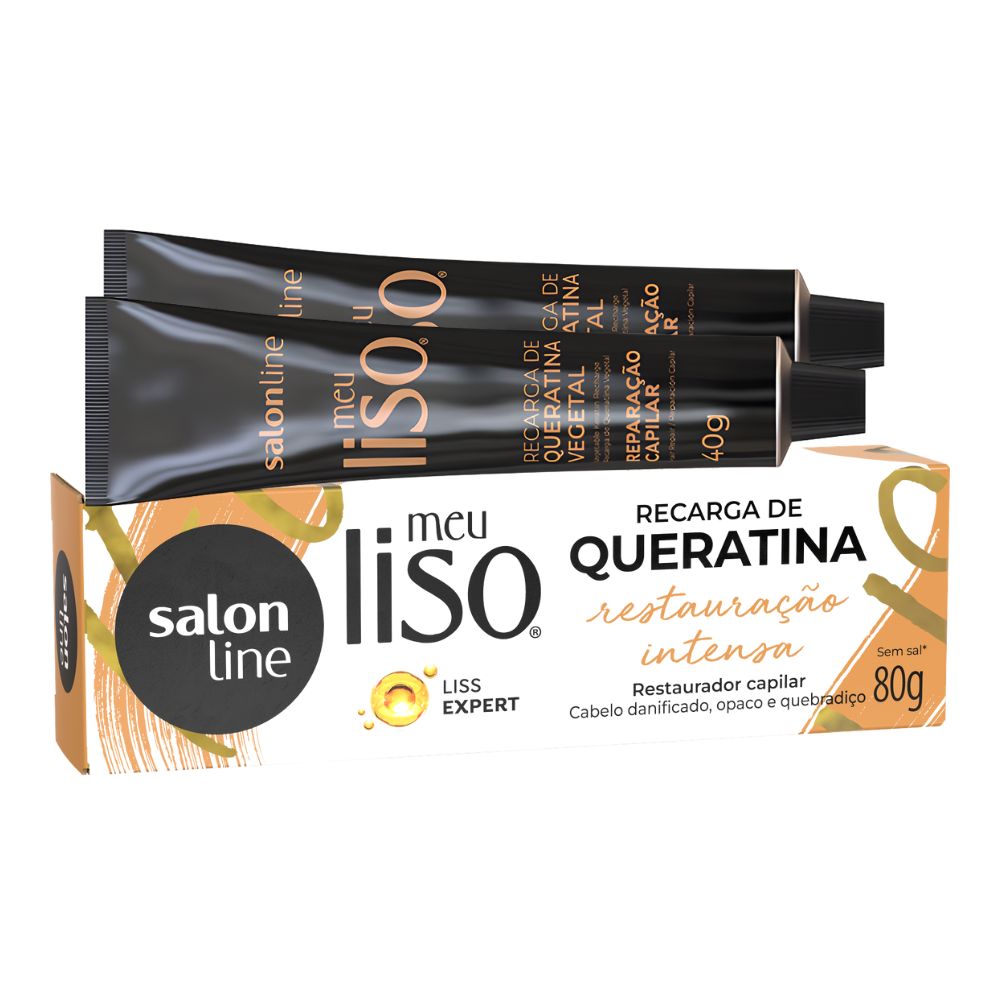 Salon Line Meu Liso Recarga de Queratina Reparação capilar - Trattamento ricostruttivo alla cheratina