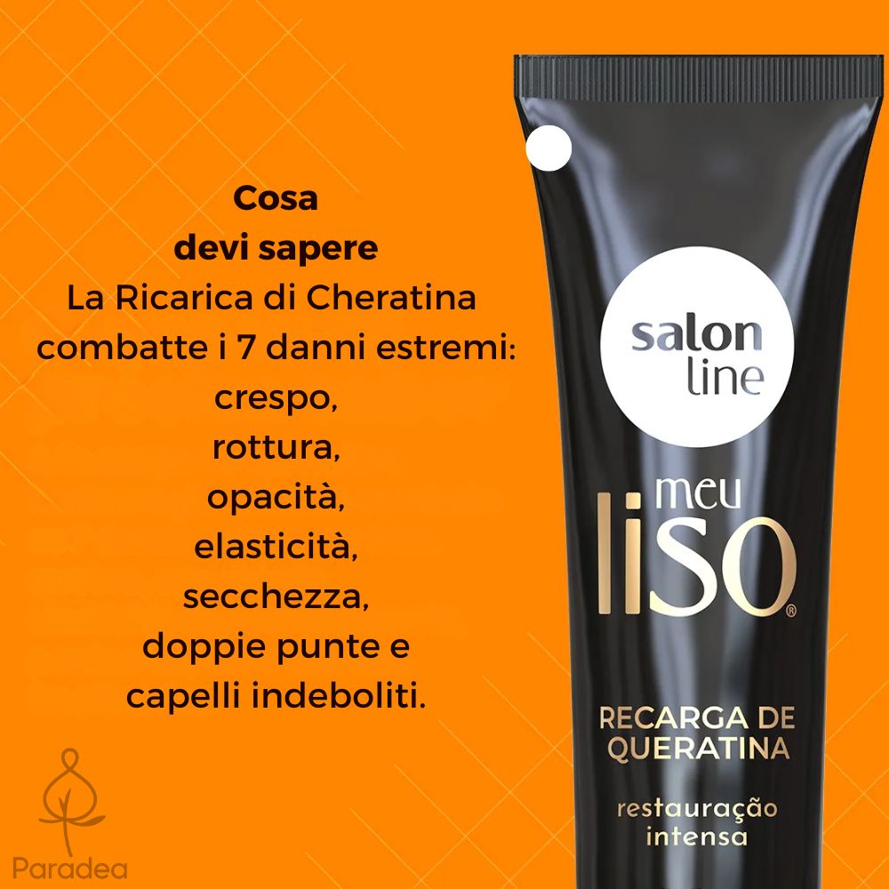 Salon Line Meu Liso Recarga de Queratina Reparação capilar - Trattamento ricostruttivo alla cheratina