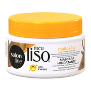 Salon Line Meu Liso muito + liso Máscara Hidratante - Maschera anticrespo capelli lisci 300gr