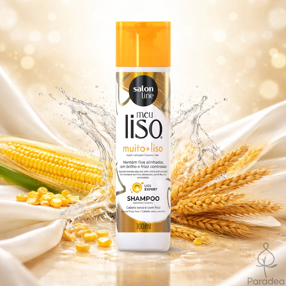 Salon Line Meu Liso muito + liso - Shampoo capelli lisci 300ml