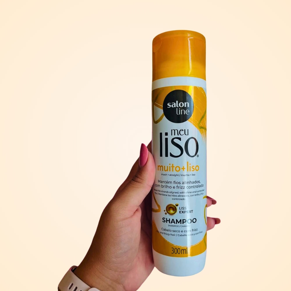 Salon Line Meu Liso muito + liso - Shampoo capelli lisci 300ml