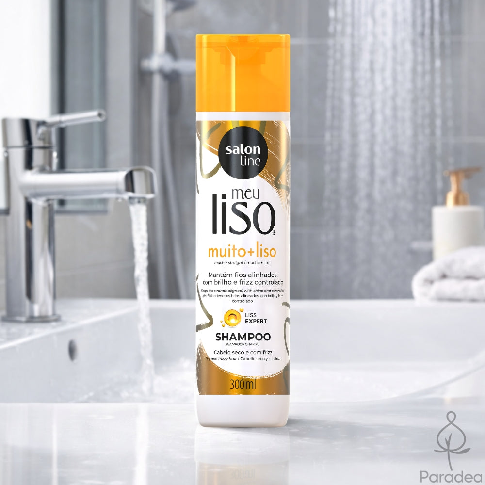 Salon Line Meu Liso muito + liso - Shampoo capelli lisci 300ml