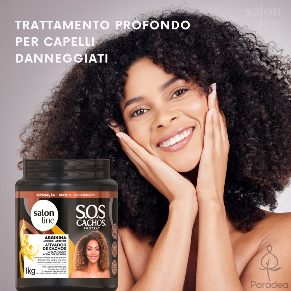 Salon Line S.O.S Cachos Arginina Ativador de Cachos - Attivatore di ricci 1kg