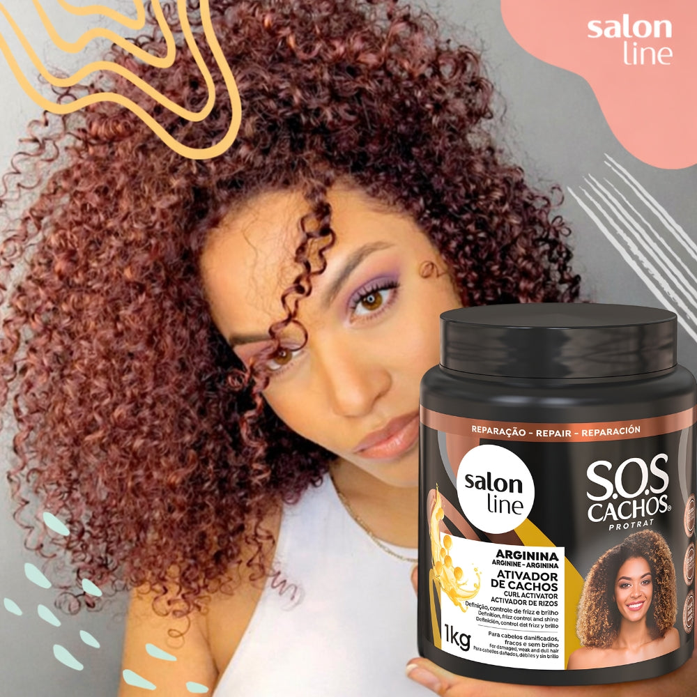 Salon Line S.O.S Cachos Arginina Ativador de Cachos - Attivatore di ricci 1kg