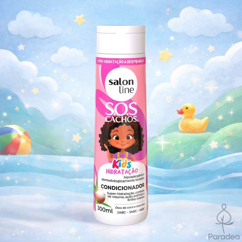 Salon Line S.O.S Cachos Kids Hidratação - Balsamo capelli ricci 300ml