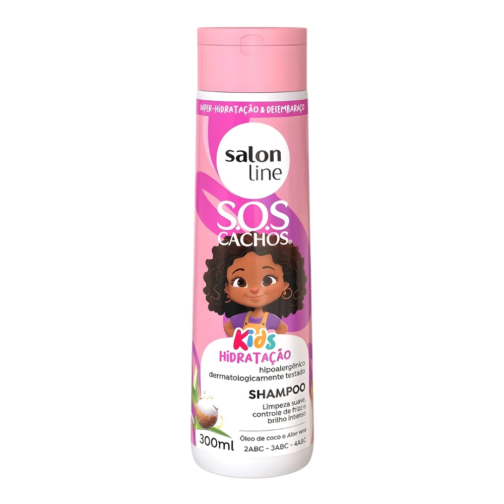 Salon Line S.O.S Cachos Kids Hidratação - Shampoo capelli ricci 300ml