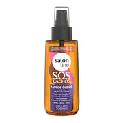 Salon Line S.O.S Cachos Mix de Óleos Óleo protetor - Olio finalizzante con protezione termica 100ml