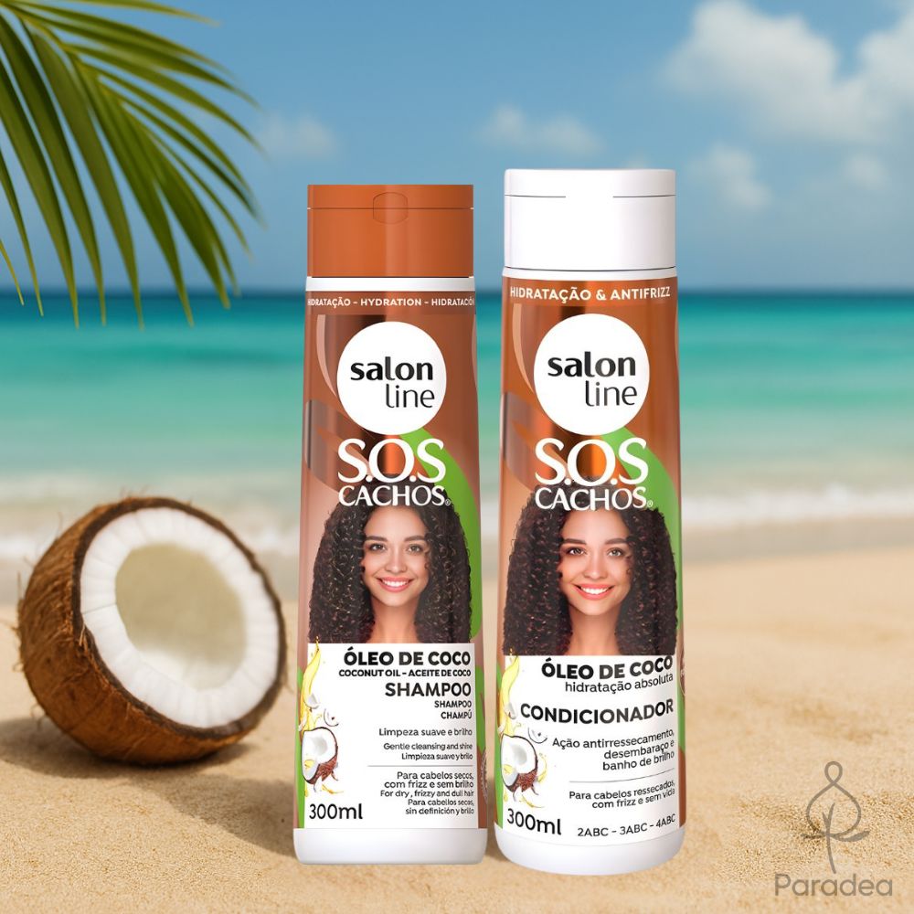 Salon Line S.O.S Cachos Óleo de Coco - Combo Shampoo & Balsamo