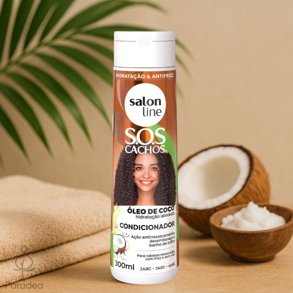 Salon Line S.O.S Cachos Óleo de Coco - Balsamo 300ml