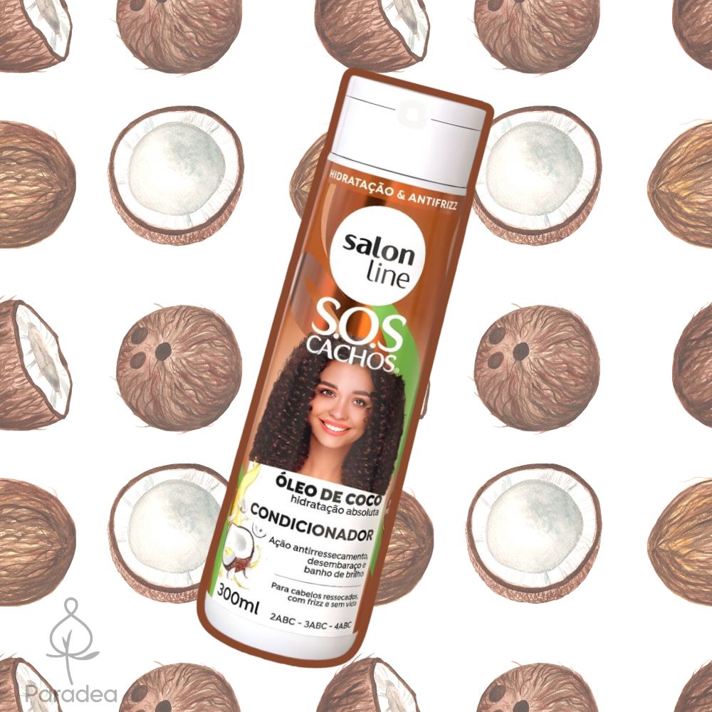 Salon Line S.O.S Cachos Óleo de Coco - Balsamo 300ml