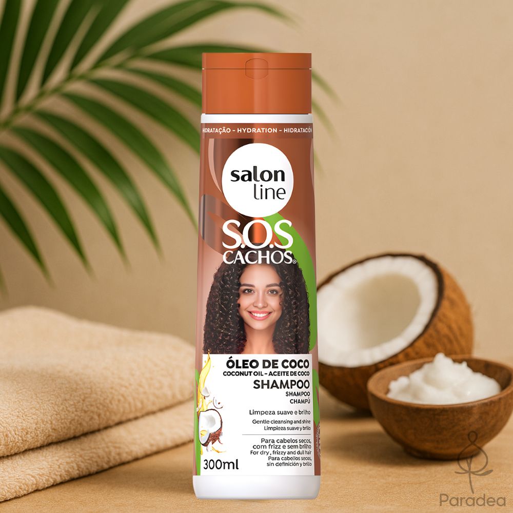 Salon Line S.O.S Cachos Óleo de Coco - Shampoo 300ml