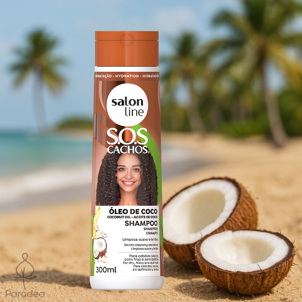 Salon Line S.O.S Cachos Óleo de Coco - Shampoo 300ml